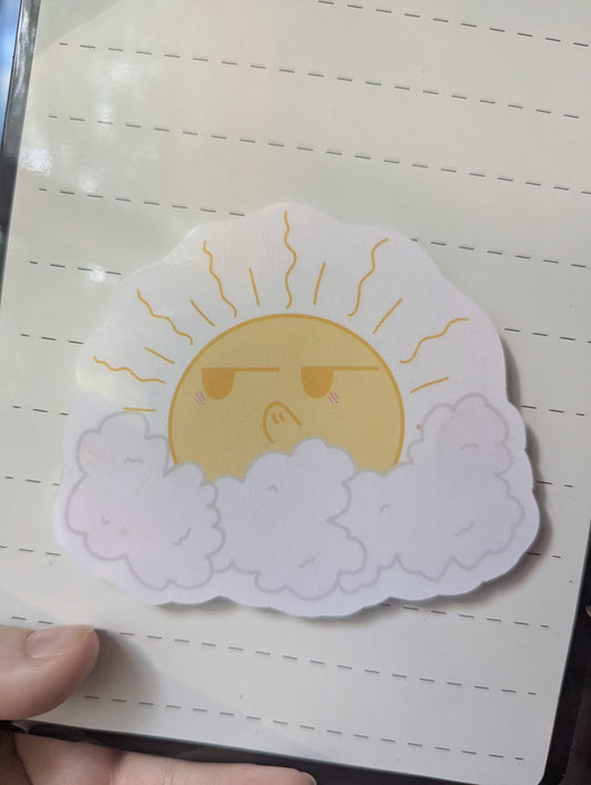 Flustered Sun - Magnet